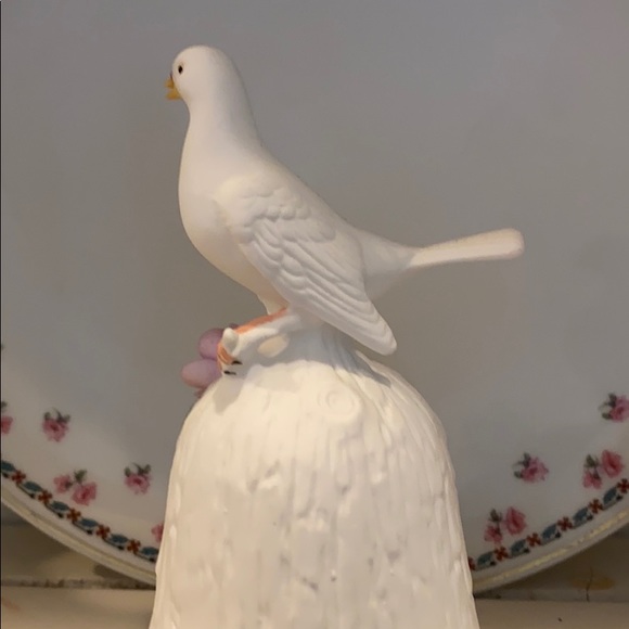 Vintage Towle porcelain bird bell - Pretty! - Picture 3 of 6